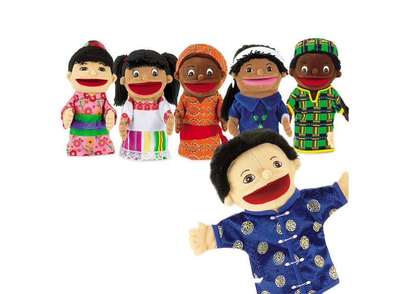 Let's Talk! Kid Puppets - Complete Set at Lakeshore Learning